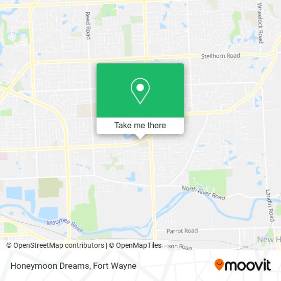 Honeymoon Dreams map
