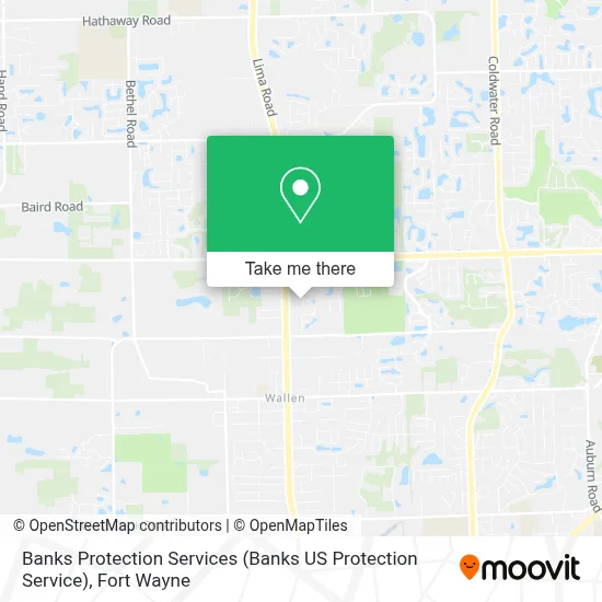 Banks Protection Services (Banks US Protection Service) map