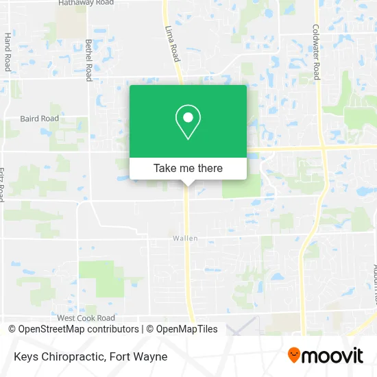 Mapa de Keys Chiropractic