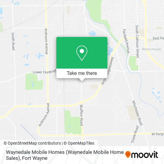 Mapa de Waynedale Mobile Homes (Waynedale Mobile Home Sales)