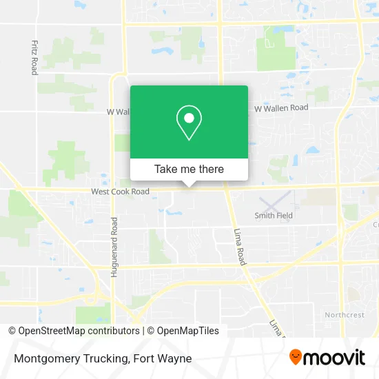 Montgomery Trucking map