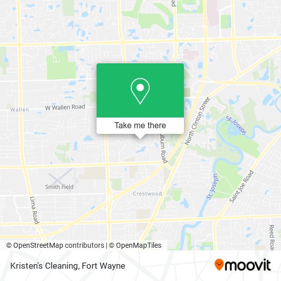 Mapa de Kristen's Cleaning