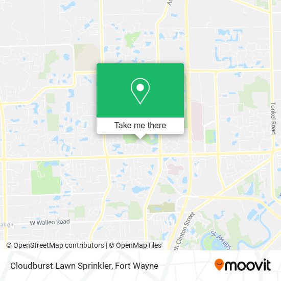 Mapa de Cloudburst Lawn Sprinkler