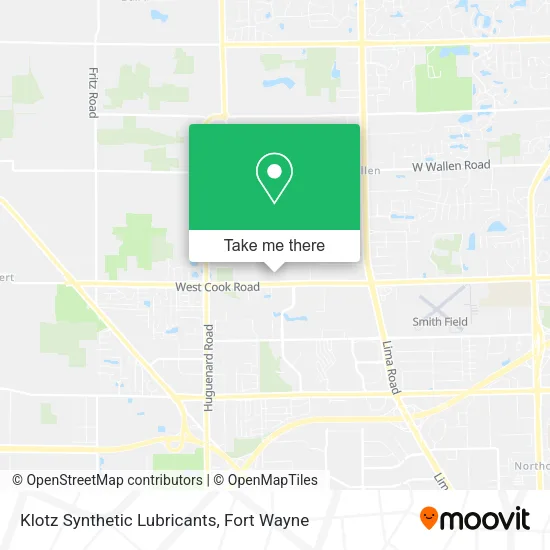 Mapa de Klotz Synthetic Lubricants