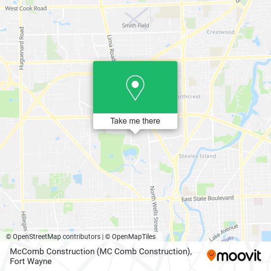 Mapa de McComb Construction (MC Comb Construction)