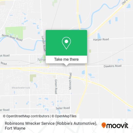 Robinsons Wrecker Service (Robbie's Automotive) map