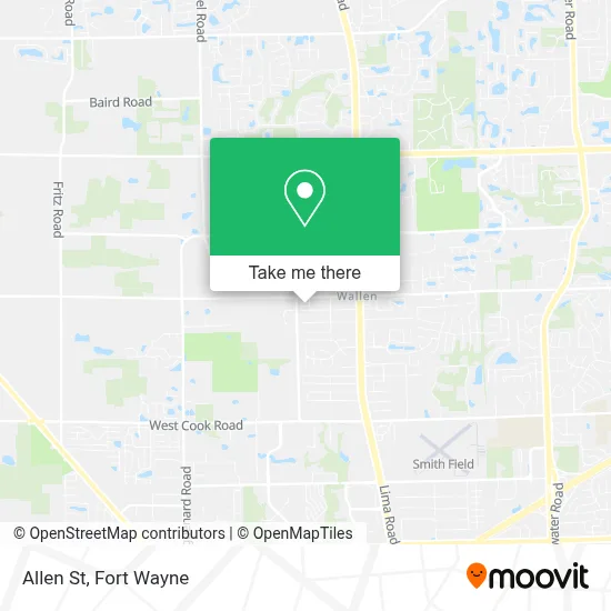 Allen St map
