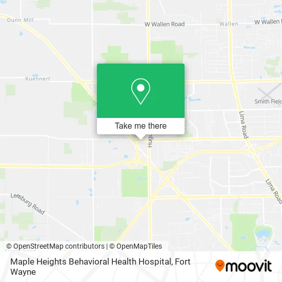 Maple Heights Behavioral Health Hospital map