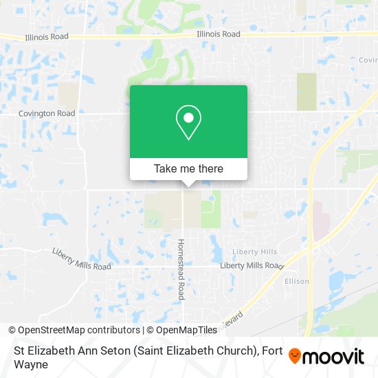 St Elizabeth Ann Seton (Saint Elizabeth Church) map