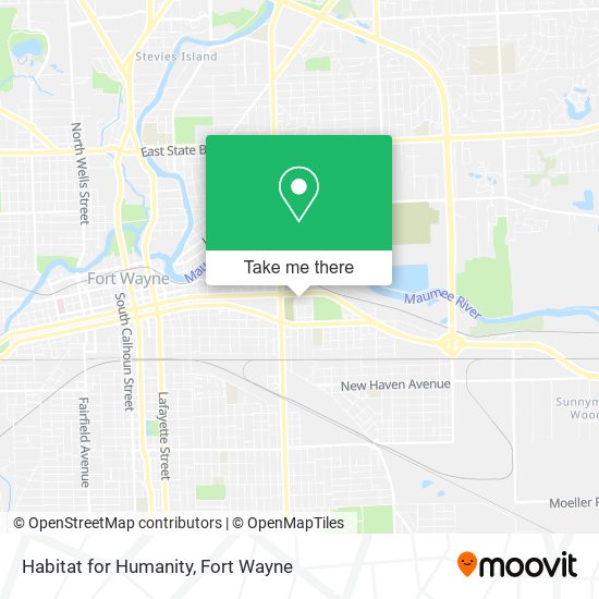 Habitat for Humanity map