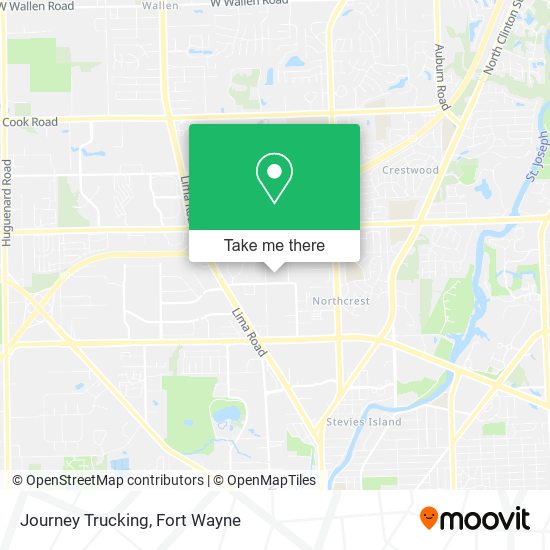 Journey Trucking map