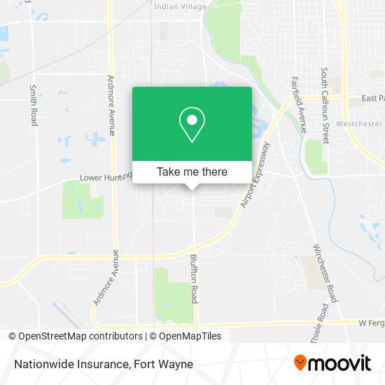 Nationwide Insurance map