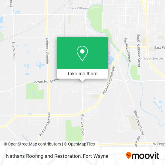 Nathans Roofing and Restoration map