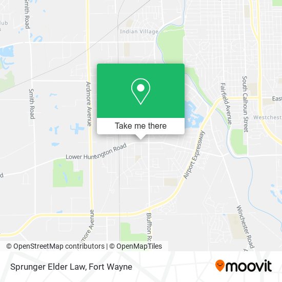 Mapa de Sprunger Elder Law