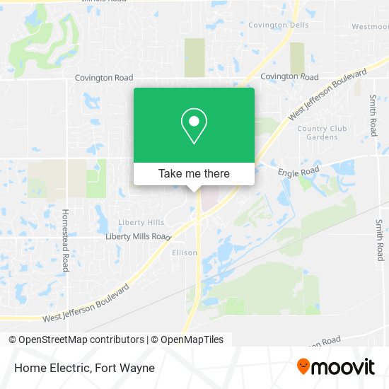 Home Electric map