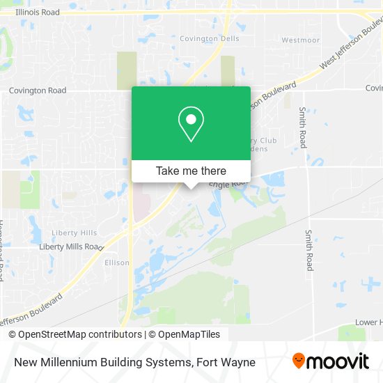 New Millennium Building Systems map