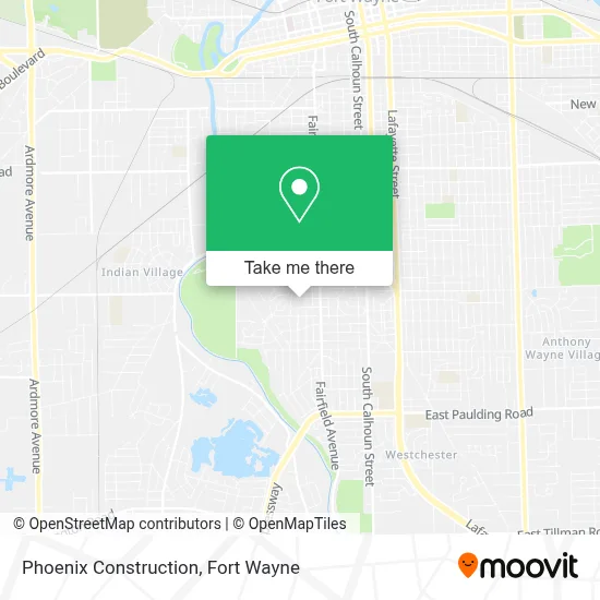 Phoenix Construction map
