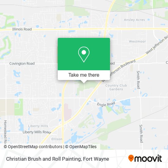 Mapa de Christian Brush and Roll Painting