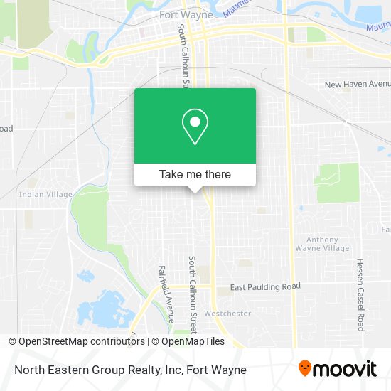 Mapa de North Eastern Group Realty, Inc