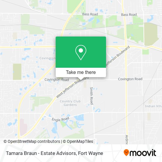 Tamara Braun - Estate Advisors map