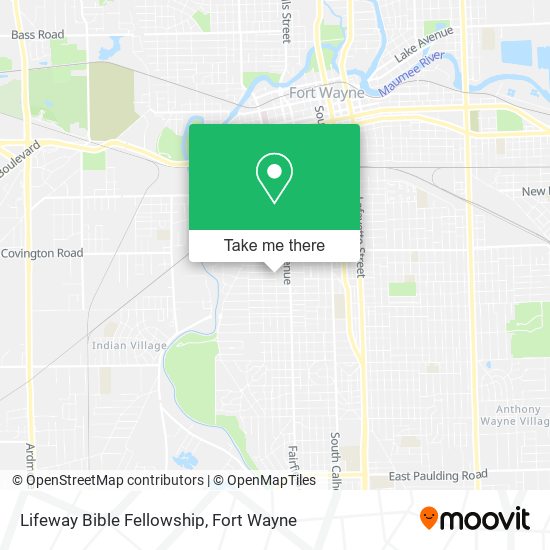 Lifeway Bible Fellowship map