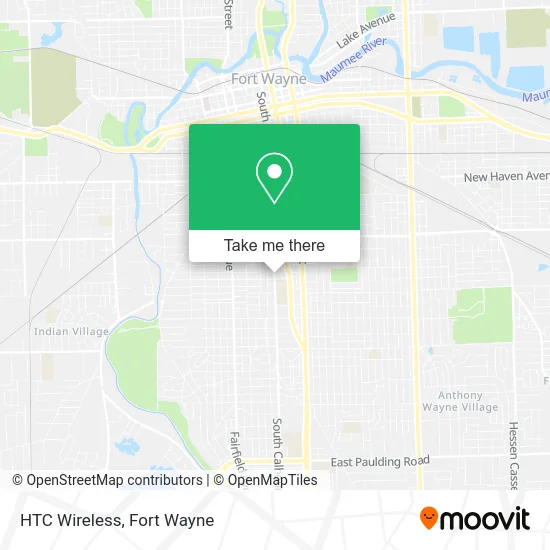 HTC Wireless map
