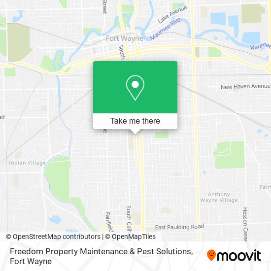 Mapa de Freedom Property Maintenance & Pest Solutions