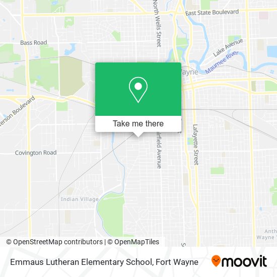 Mapa de Emmaus Lutheran Elementary School