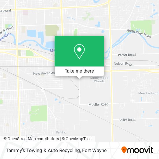 Mapa de Tammy's Towing & Auto Recycling
