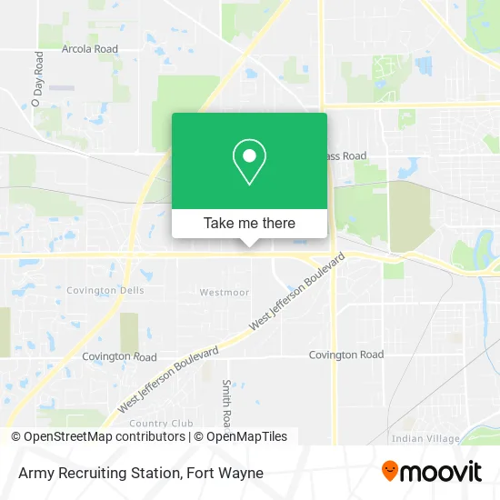 Mapa de Army Recruiting Station