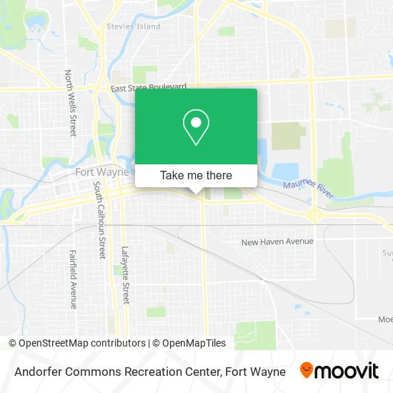 Andorfer Commons Recreation Center map