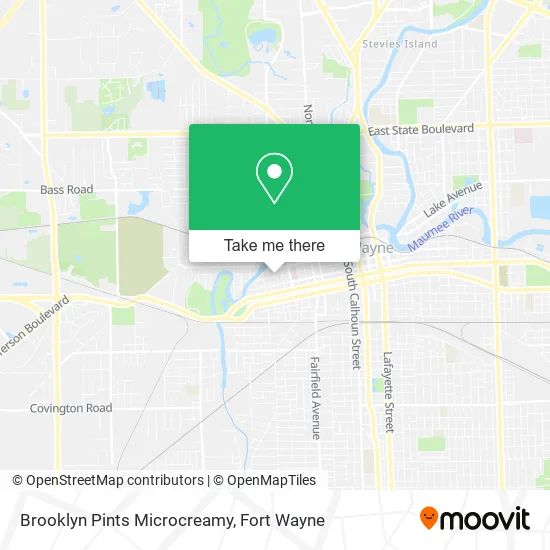 Mapa de Brooklyn Pints Microcreamy