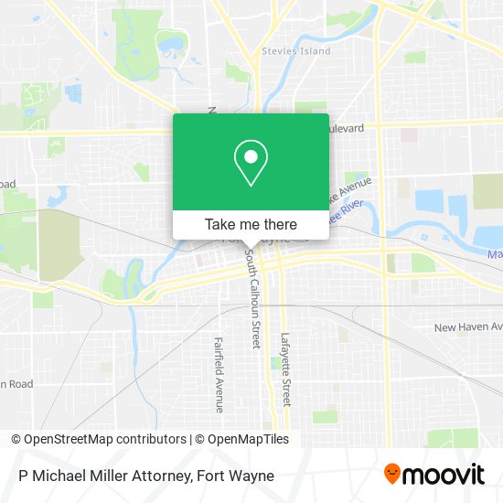 P Michael Miller Attorney map