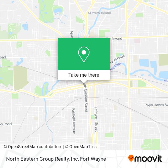 Mapa de North Eastern Group Realty, Inc