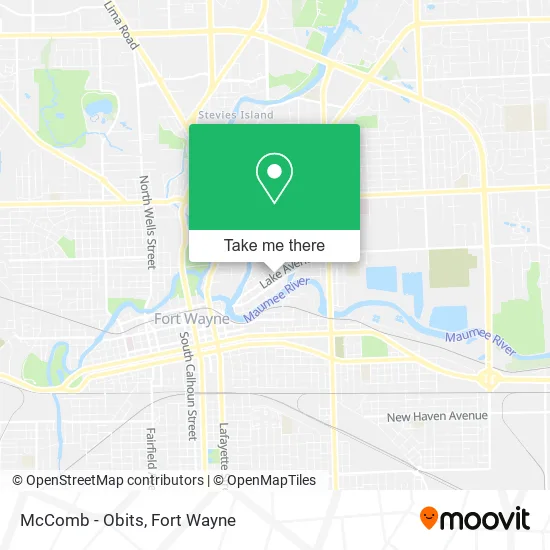McComb - Obits map