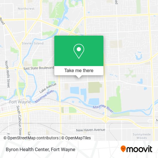 Mapa de Byron Health Center