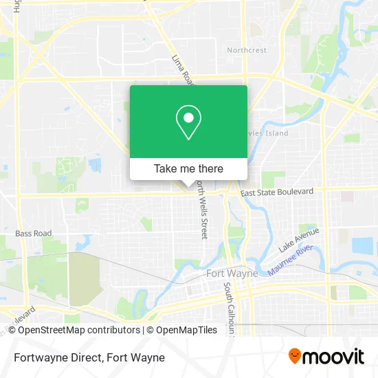 Mapa de Fortwayne Direct