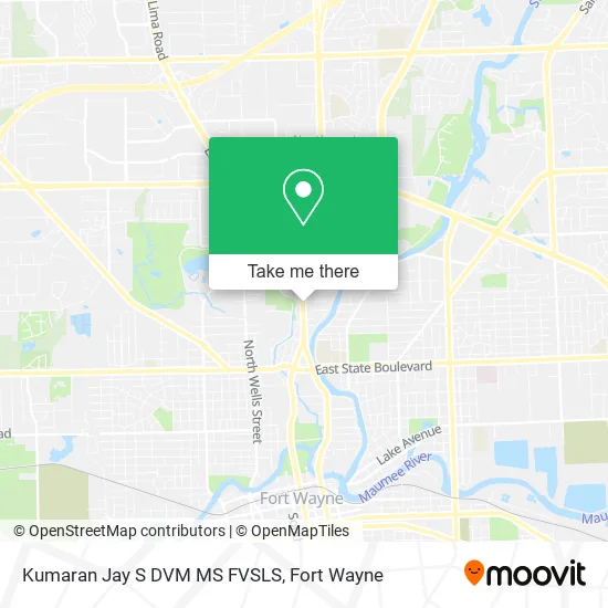 Mapa de Kumaran Jay S DVM MS FVSLS