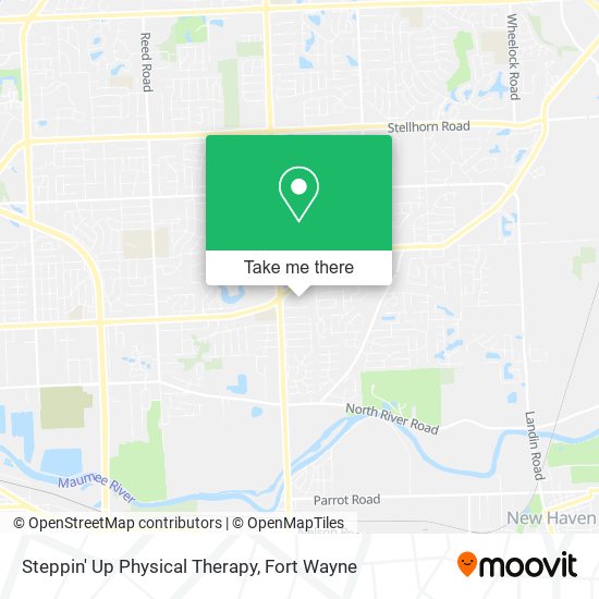 Steppin' Up Physical Therapy map