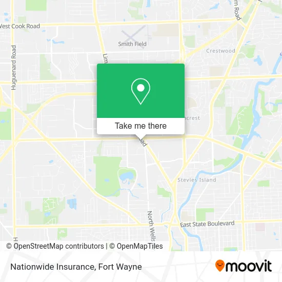 Nationwide Insurance map