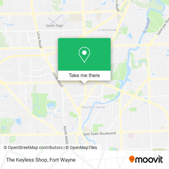 The Keyless Shop map