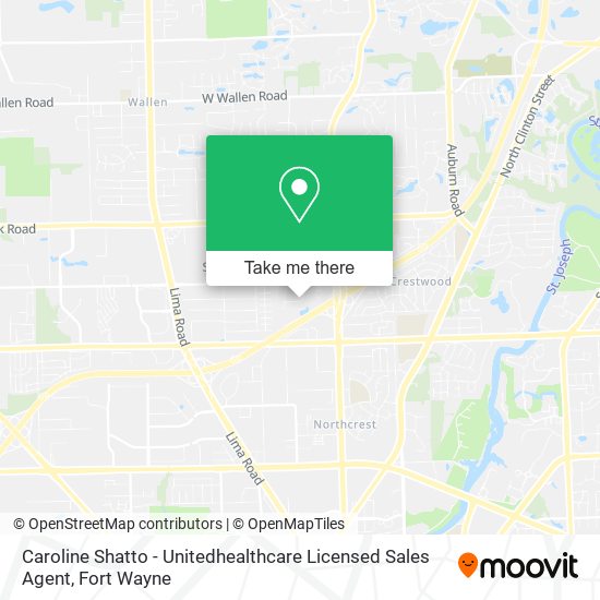 Mapa de Caroline Shatto - Unitedhealthcare Licensed Sales Agent
