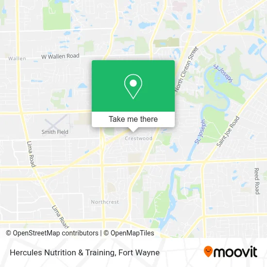 Hercules Nutrition & Training map