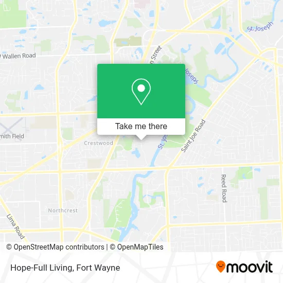 Hope-Full Living map