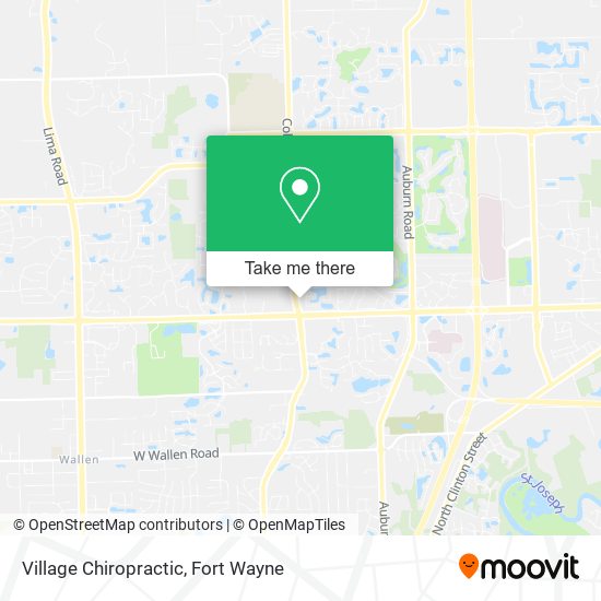 Village Chiropractic map