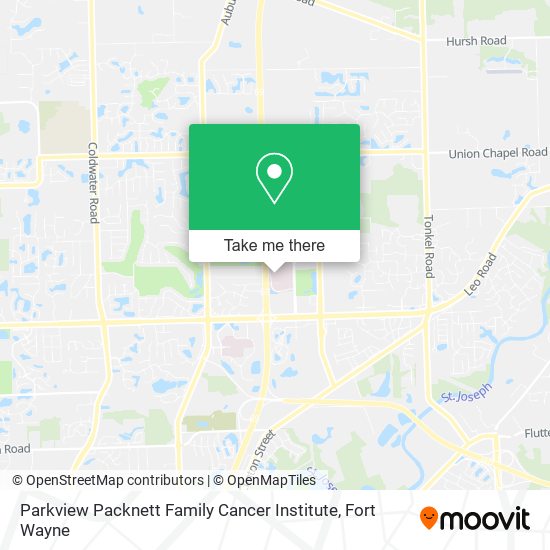 Mapa de Parkview Packnett Family Cancer Institute