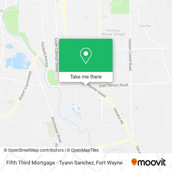 Fifth Third Mortgage - Tyann Sanchez map