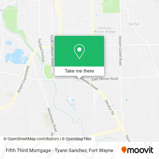Mapa de Fifth Third Mortgage - Tyann Sanchez