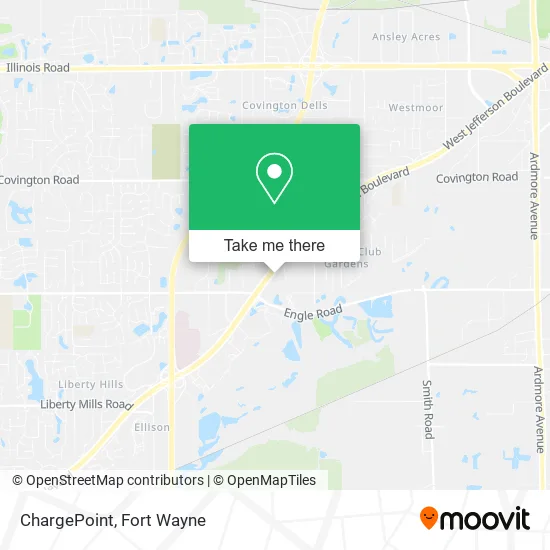 ChargePoint map