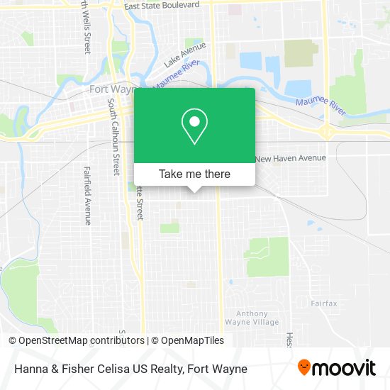 Hanna & Fisher Celisa US Realty map